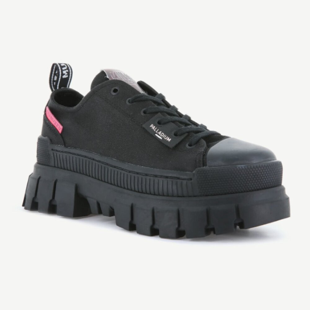 Palladium Revolt Lo Tx Black Low Sneaker Boot 97243-010 Chunky Size 8.5 ONLY - Picture 8 of 10